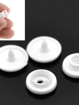 กระดุมพลาสติกสีขาวสำหรับยึด 9mmx3mm 9mmx4mm 10mmx5mm 2000 เซต (Pre-order ส่งสินค้า 7-10 วันหลังชำระเงิน)
