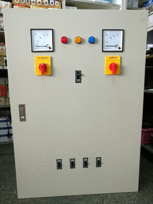 ตู้ไฟเมนเบรกเกอร์ 100A และเบรกเกอร์จ่ายไฟฟ้าย่อย อุปกรณ์เบรกเกอร์ Schneider (อุปกรณ์ไฟฟ้า WALL MOUNTING CABINET (KJL), Current Transformer, PANEL METER, SELECTOR SWITCHES, LED Pilot Lamp (PNC), MOLD CASE CIRCUIT BREAKER (Schneider Electric)