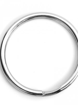 10 ชิ้น ห่วงกุญแจสแตนเลส 304 ขนาด 28x1.6mm ลวดกลม