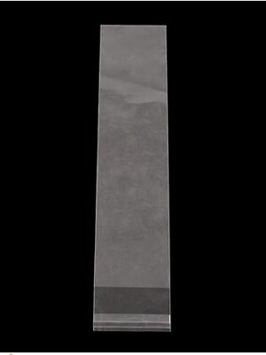 ถุงพลาสติกใส OPP(ถุงแก้ว) ฝากาว ขนาด 6x24 ซม. (ส่วนใช้งาน 6x21 ซม.) จำนวน 200 ใบ