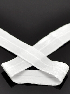 ยางยืดสีขาว กว้าง 7/8 นิ้ว (2.1ซม.) ยาว 2 เมตร