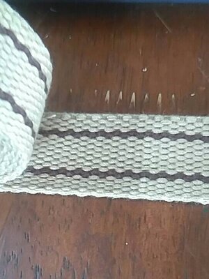 สายกระเป๋าผ้าทอ หน้ากว้าง 1 นิ้ว ยาว 150 เซนติเมตร