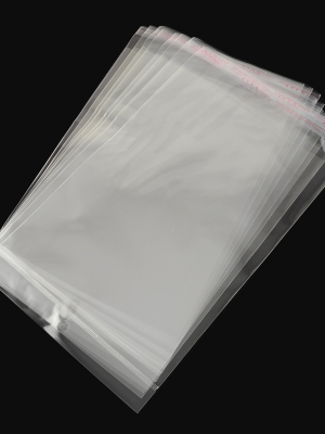 ถุงพลาสติกใส OPP(ถุงแก้ว) ฝากาว+หัวรูแขวน ขนาด 19x33 ซม. (ส่วนใช้งาน 19x27 ซม.) หนา 0.035 มม.