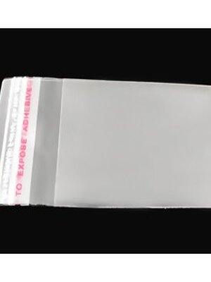 ถุงพลาสติกใส OPP(ถุงแก้ว) ฝากาว ขนาด 4x6 ซม. (ส่วนใช้งาน 4x4.5 ซม.)