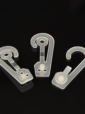 Pothooks, White Size: about 24mm wide, 54mm long, 2mm thick, 50pcs/bag. Nice tools for DIY jewelry, just keeping creat