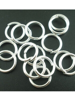 ห่วงกลมสีเงินขนาด 12x0.9mm 300 อัน