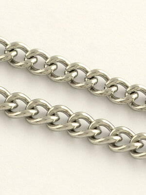 โซ่สแตนเลส 304 Twisted Chain ขนาด 6x4.5x1.2 มม. ยาว 4 เมตร