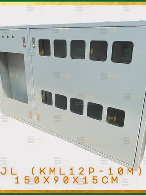 ตู้มิเตอร์สั่งทำ ขนาด 2สาย 10 ช่อง + โหลดเซ็นเตอร์ LOAD CENTER MAIN LUG MAIN BREAKER (Schneider Electric) (อุปกรณ์ไฟฟ้า LOAD CABINET (KJL) ขนาด 150x90x15cm