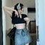 DM Denim skirt กระโปรงยีนส์สั้น แบบใหม่