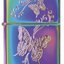Zippo 28442 Multi Color Butterflies