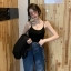 เสื้อสายเดี่ยวไขว้หลัง ฟองน้ำแบบถอดได้