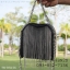 กระเป๋า mini vintage bag สายโซ่ 8 นิ้ว หนังดำ