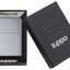 Zippo 230 Brushed Chrome Vintage with Slashes
