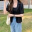 Summer mini blazer - เสื้อคลุมเบลเซอร์มินิ แขนสั้น