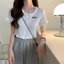 Slim zipper crop top ครอปซิปมินิ