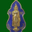 เหรียญกระไหล่ทองลงยาน้ำเงินพระร่วงโรจนฤทธิ์ วัดพระปฐมเจดีย์ ต.พระปฐมเจดีย์ อ.เมือง จ.นครปฐม