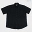 เสื้อเชิ้ตแขนสั้นสีพื้น TP01 ดำ ผู้ชายอ้วน ไซต์ใหญ่ 2XL-8XL