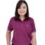 เสื้อโปโลนาโนสีม่วงน้ำองุ่น