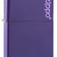 Zippo 237ZL Purple Matte Zippo Logo