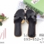 รองเท้าแตะผู้หญิง ตัว H หนัง ปั๊ม พร้อมกล่อง 36-40 สีดำ
