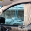 ผ้าม่านรถ HYUNDAI H-1 [ กันUV กันฝุ่น กันไฟลาม ]