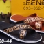 รองเท้าแตะผู้ชาย สวม x กากบาท ลาย FF ไซต์ 38-43 สีน้ำตาล