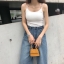 เสื้อสายเดี่ยวไขว้หลัง ฟองน้ำแบบถอดได้