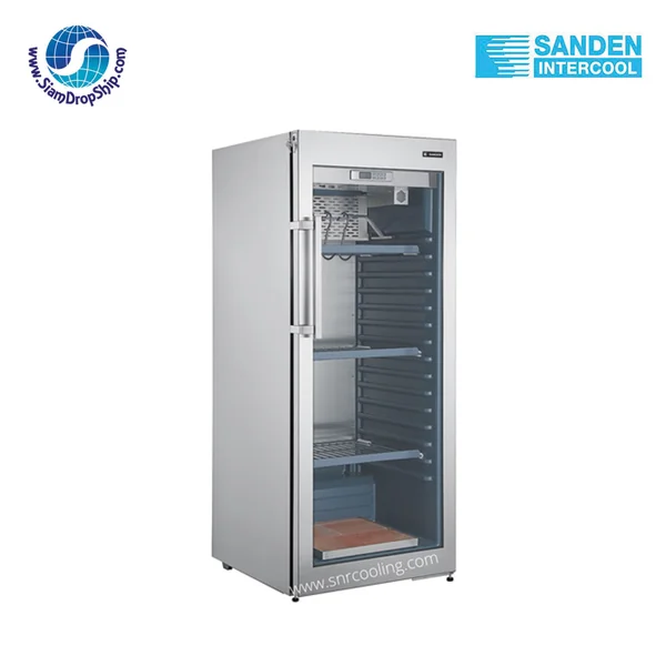ตู้แช่เย็น SANDEN ตู้เนื้อดรายเอจ Dry Aged Refrigerator รุ่น SDR-0320 ความจุ 490 ลิตร / 17.3 คิวบิกฟุต กว้าง 70 ซม. ลึก 81 ซม. สูง 166.2 ซม. รับประกันความเย็น 1 ปี รับประกันคอมเพรสเซอร์ 5 ปี