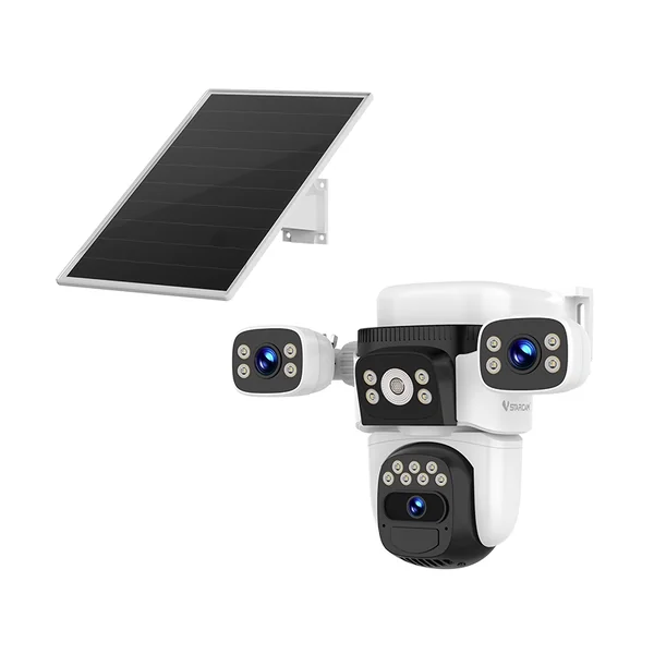 กล้องวงจรปิดโซลาร์เซลล์ไร้สายใส่ซิมได้ ( 3 เลนส์กล้อง ) Vstarcam รุ่น BG621SR Solar 4G มี 3 เลนส์ มีความละเอียดวีดิโอ 2,000,000 pixels แบตเตอรี่ในตัว 8,000 mAh รองรับ Micro Sd card 256 GB รับประกันศูนย์ไทย 1 ปี กล้องวงจรปิดโซลาร์เซลล์ไร้สายใส่ซิมได้ ( 3 เลนส์กล้อง ) Vstarcam รุ่น BG621SR Solar 4G มี 3 เลนส์ มีความละเอียดวีดิโอ 2,000,000 pixels แบตเตอรี่ในตัว 8,000 mAh รองรับ Micro Sd card 256 GB รับประกันศูนย์ไทย 1 ปี