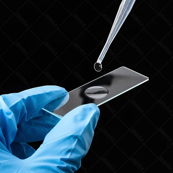อุปกรณ์ชีววิทยา - เคมี กระจกสไลด์ Microscope แบบ 1 หลุม Single Concave image 10