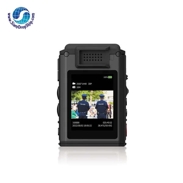 กล้องติดตัวเจ้าหน้าที่ ขนาดเล็ก Hytera รุ่น GC550 2K ความละเอียดกล้อง 2K HD หนัก 115 กรัม พกพาง่าย ใช้งานในที่แสงน้อยได้ดี กล้องมุมกว้าง 150 องศา แบตเตอรี่ถอดเปลี่ยนได้ บันทึกวิดีโอต่อเนื่องได้ถึง 9 ชั่วโมง