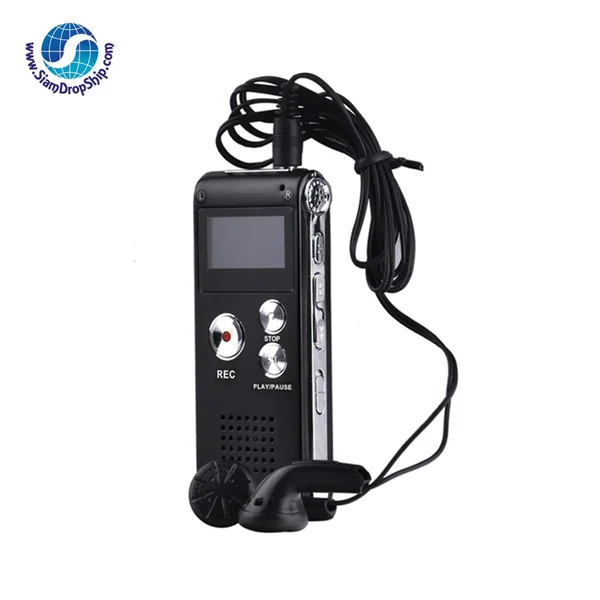 เครื่องบันทึกเสียง รุ่น GH609 หน้าจอ LCD พร้อมไฟ Backlight ความจุ 8GB ขนาด 8.3 x 3.5 x 1.2 cm มีฟังก์ชั่นการใช้งานที่ครบ และคุ้มที่สุด ความจุ 8GB มีลำโพง และไมโครโฟนในตัว สามารถบันทึกการสนทนาโทรศัพท์บ้านได้ ให้คุณไม่พลาดทุกข้อความสำคัญ