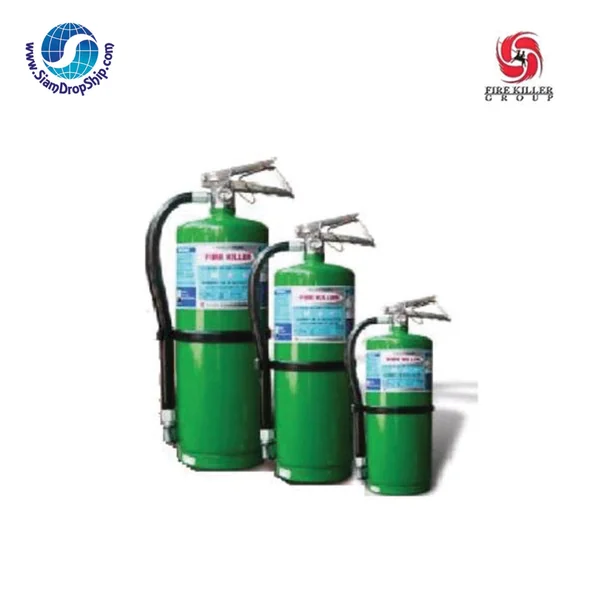 ถังดับเพลิงชนิดน้ำยาเหลวระเหย ฮาโลทริออน Clean Agent (Halotrion) แบรนด์ Fire Killer ถังดับเพลิงชนิดน้ำยาเหลวระเหย ฮาโลทริออน Clean Agent (Halotrion) แบรนด์ Fire Killer