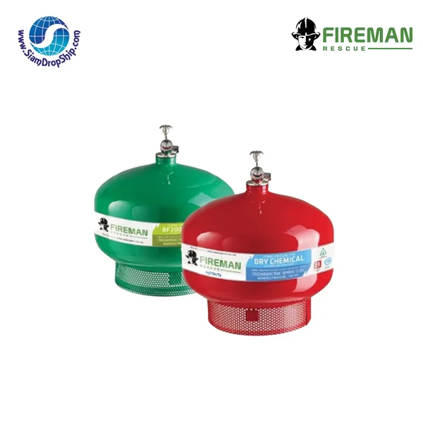 เครื่องดับเพลิงชนิดอัตโนมัติแบบติดตั้งเพดาน แบรนด์ FIREMAN เครื่องดับเพลิงชนิดอัตโนมัติแบบติดตั้งเพดาน แบรนด์ FIREMAN