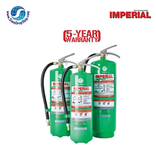 เครื่องดับเพลิงชนิดสูตรน้ำ เวเปอร์ มาตรฐานฉลากเขียว มาแบรนด์ IMPERIAL (ถังดับเพลิง Low Pressure Water Mist (Vapor) เครื่องดับเพลิงชนิดสูตรน้ำ เวเปอร์ มาตรฐานฉลากเขียว มาแบรนด์ IMPERIAL (ถังดับเพลิง Low Pressure Water Mist (Vapor)