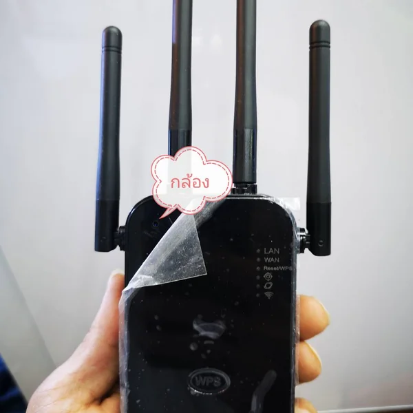 กล้อง Repeater wifi ไร้สาย รุ่นต้องเสียบไฟตลอดเวลา ความละเอียดวีดิโอ Full HD รองรับ Micro SD card สูงสุด 128 GB เหมาะสำหรับวางตามจุดต่างๆอย่างแนบเนียน (สินค้าใหม่)