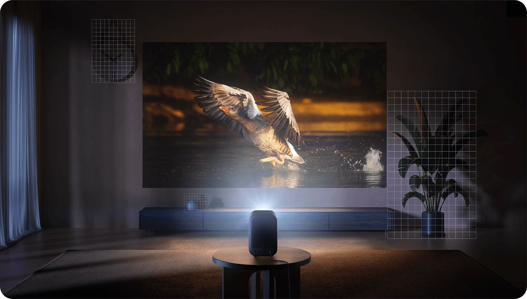 Xiaomi Smart Projector L1 ความคมชัด 1080 P HD รองรับการเล่นไฟล์ 4K สินค้ารับประกัน 1 ปี
