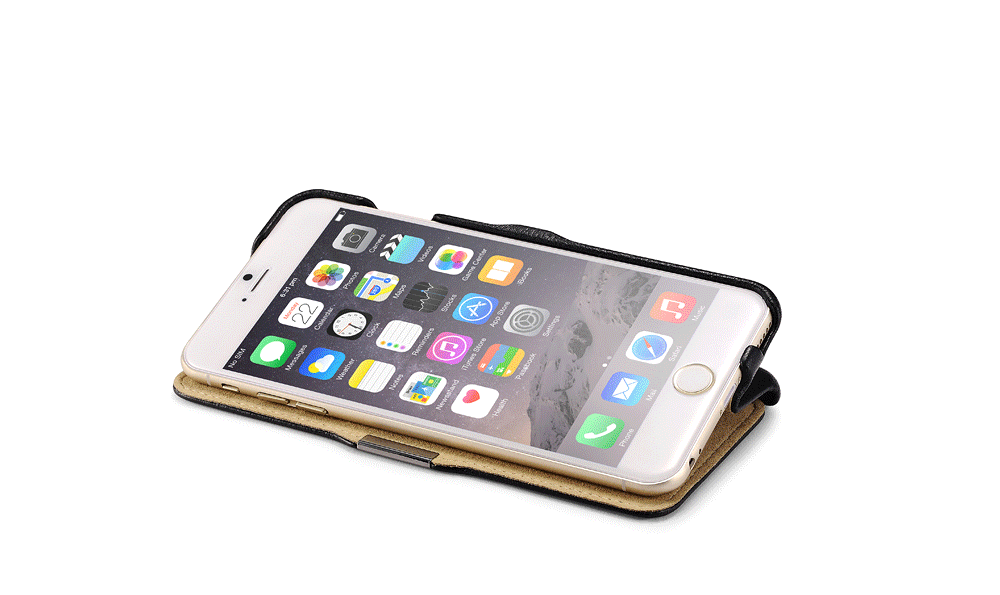 เคสหนัง iPhone 6 Plus / 6S Plus แบรนด์ iCarer รุ่น 6002 ทำจาก หนังวัว ส่วนหนังเต็มผืน (Full Grain leather) image 10