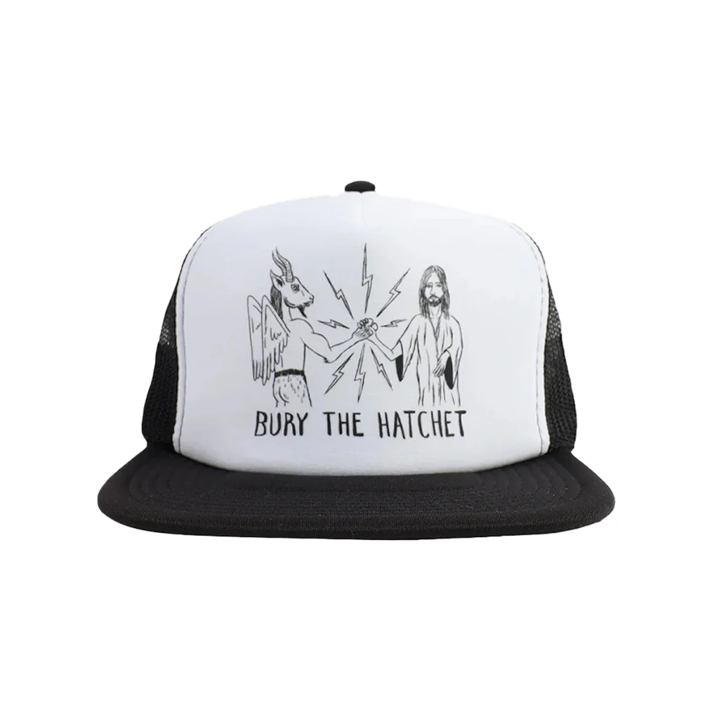 Thrasher X Toy Machine B.T.H. Trucker Hat Black/White