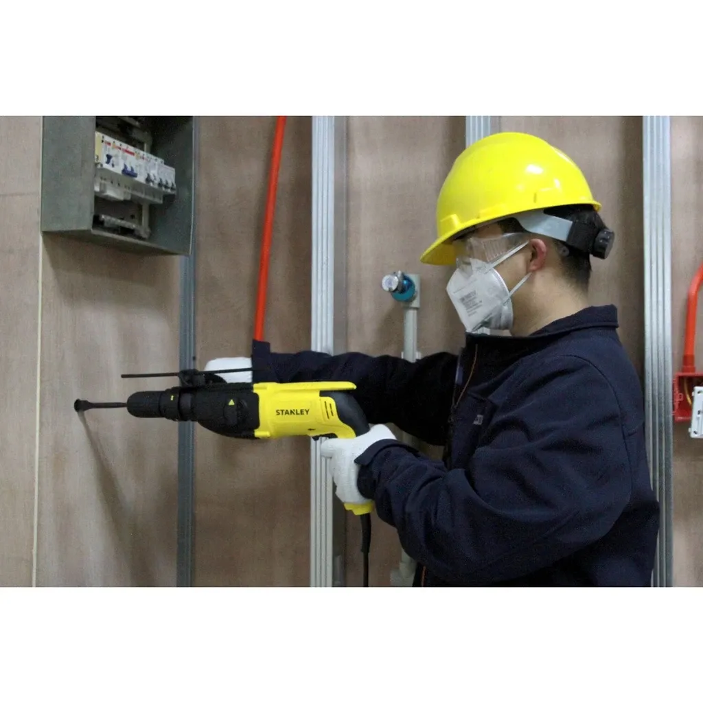 STANLEY สว่านโรตารี 3 ระบบ 26 มม. กำลังไฟ 800 วัตต์ สามารถเปลี่ยนหัวได้ รุ่น SHR264KA-B1