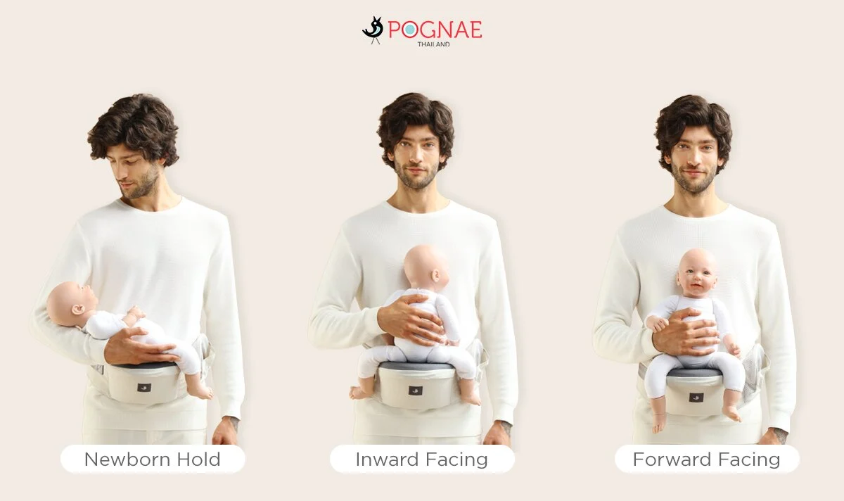 POGNAE เป้อุ้มเด็ก No.5 Max (0-4Y)