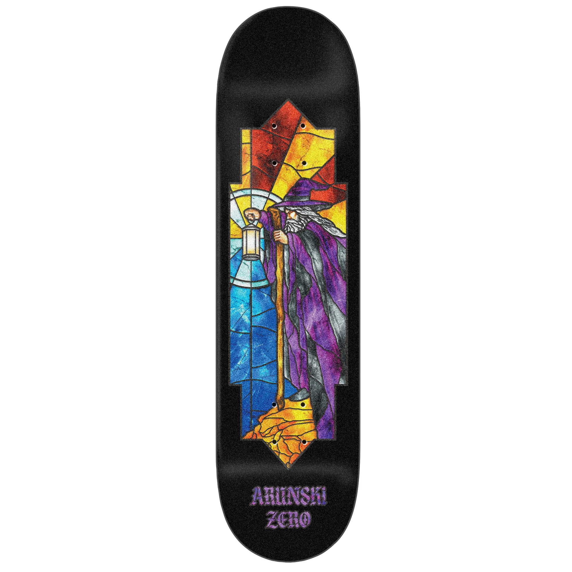 Zero Burleigh Stained Glass Skateboard Deck 8.5"