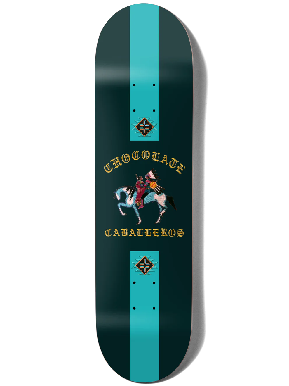 CHOCOLATE Perez Caballeros Deck 8.375"
