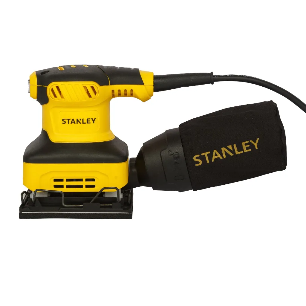 STANLEY เครื่องขัดกระดาษทรายแบบสั่น 1/4" กำลังไฟ 240วัตต์ ขนาดกระดาษทราย 140x115มม. รุ่น SS24
