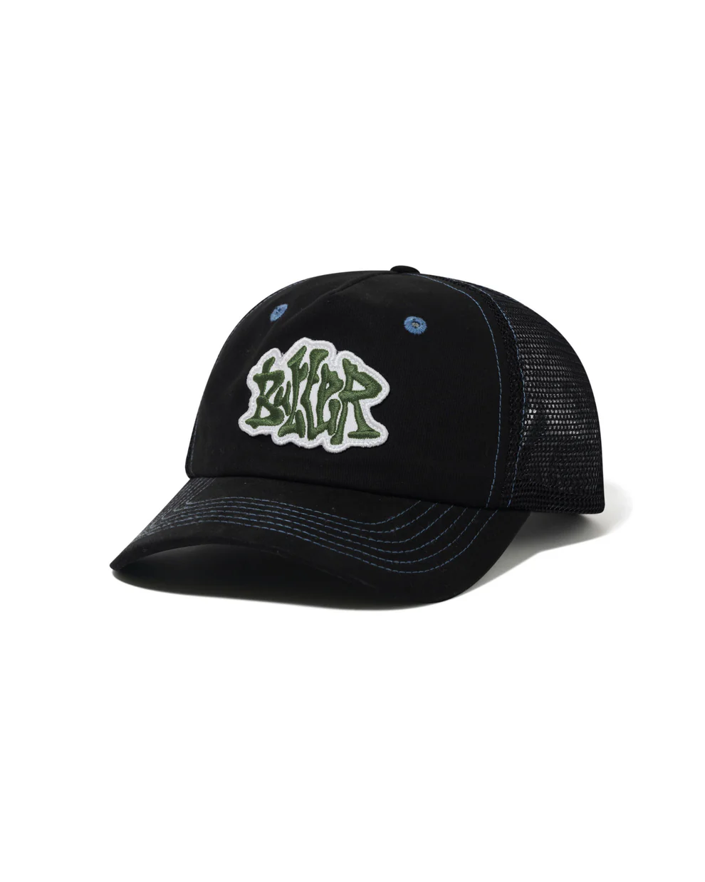 Butter Goods Melt Trucker Cap Black